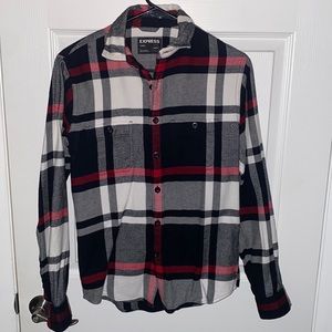 Express Plaid XS Men’s Flannel